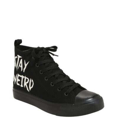 Stay Weird Hi-Top Sneakers