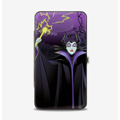 Disney Sleeping Beauty Maleficent Forest of Thorns Hinged Wallet