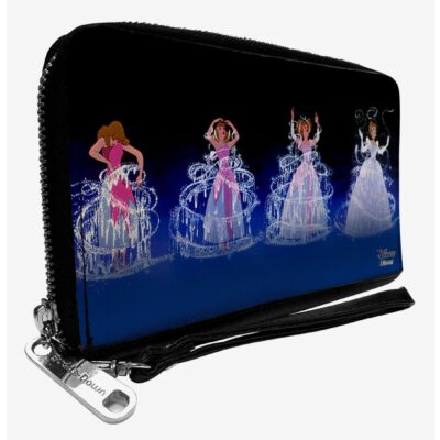 Disney Cinderella Transformation Zip Around Wallet