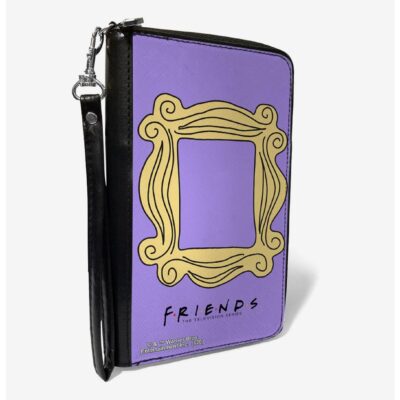 Friends Monicas Peephole Frame Zip Around Wallet