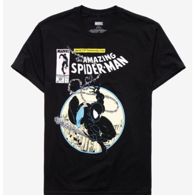 Marvel The Amazing Spider-Man Comic Book Cover T-Shirt