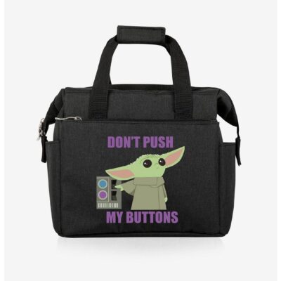 Star Wars The Mandalorian The Child Buttons Black Lunch Cooler