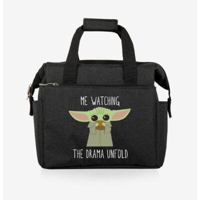 Star Wars The Mandalorian The Child Drama Black Lunch Cooler