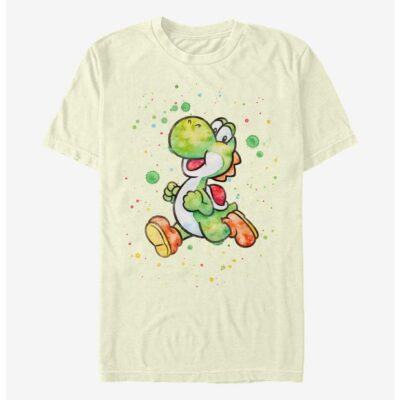 Super Mario Watercolor Yoshi T-Shirt