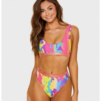 Dippin Daisys Ultra Swim Bottom Electric Camo