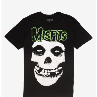 Misfits Green Fiend Skull T-Shirt