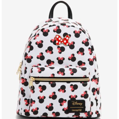 Loungefly Disney Minnie Mouse Heads Mini Backpack