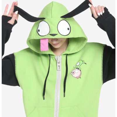 Invader Zim GIR Cosplay Girls Hoodie