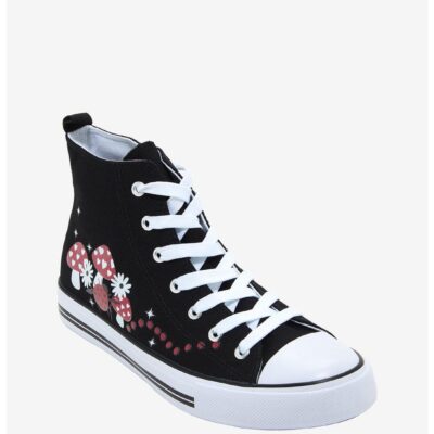 Mushroom Lady Bug Hi-Top Sneakers