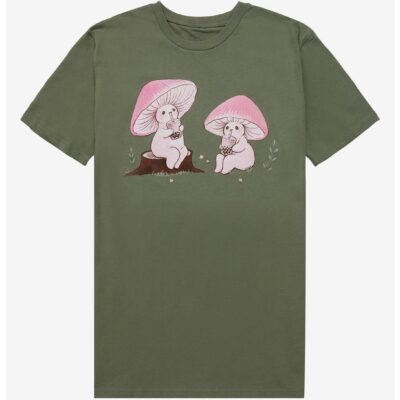 Mushroom Tea Time T-Shirt By Fairydrop