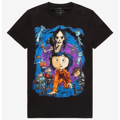 Coraline Spiral Tunnel Character T-Shirt