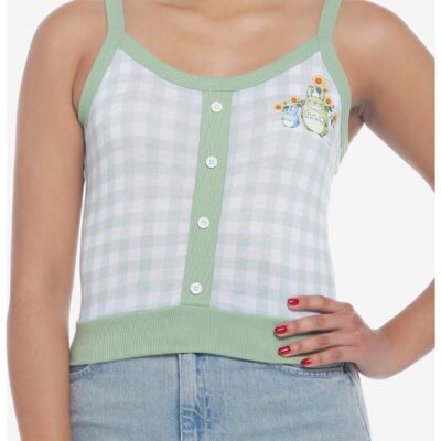 Her Universe Studio Ghibli My Neighbor Totoro Gingham Girls Crop Cami