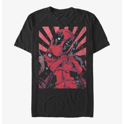 Marvel Deadpool Heart T-Shirt