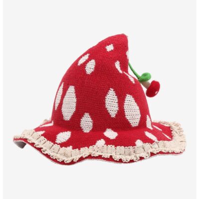 Mushroom Cottage Witch Hat