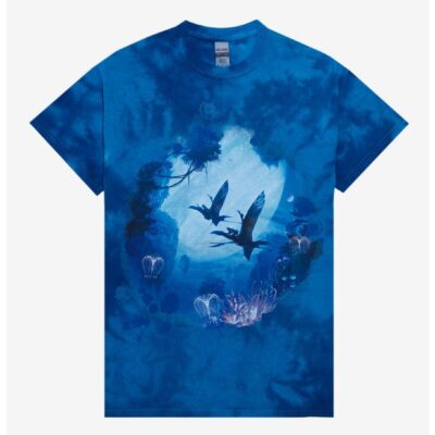 Avatar Toruk Riders Tie-Dye Boyfriend Fit Girls T-Shirt Plus Size