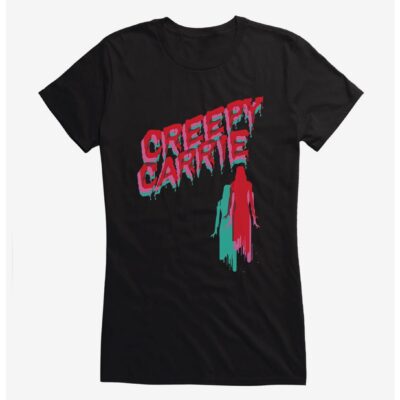 Carrie 1976 Creepy Carrie Girls T-Shirt