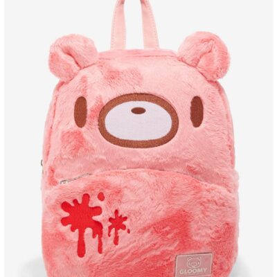 Gloomy Bear Furry Mini Backpack