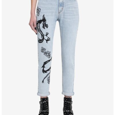 Disney Mulan Mushu Mom Jeans