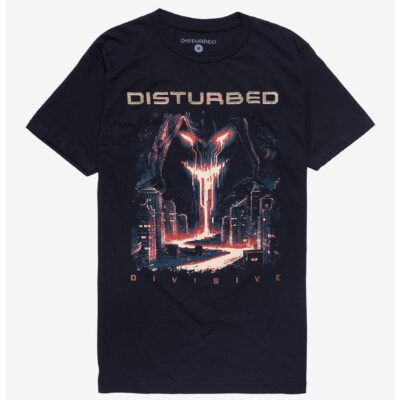 Disturbed Divisive Album Cover Tracklisting T-Shirt