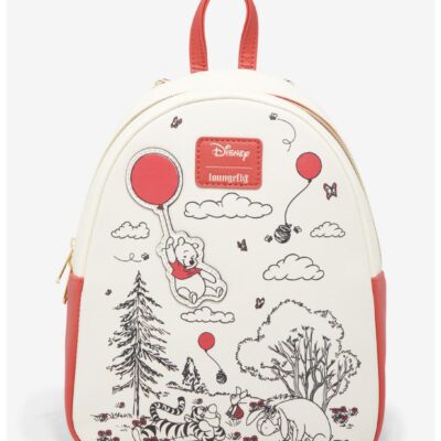 Loungefly Disney Winnie The Pooh Balloons Mini Backpack