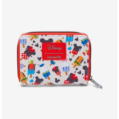 Loungefly Disney Mickey Mouse & Friends Popsicle Mini Zipper Wallet