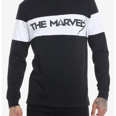 Our Universe Marvel The Marvels Logo Color-Block Long-Sleeve T-Shirt