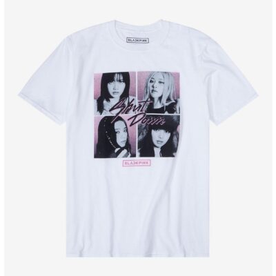 BLACKPINK Shut Down Portrait Grid T-Shirt