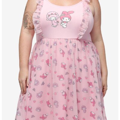 My Melody & My Sweet Piano Flutter Dress Plus Size