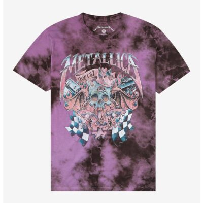 Metallica NorCal Skull Tie-Dye Girls T-Shirt