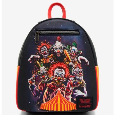 Loungefly Killer Klowns From Outer Space Circus Glow-In-The-Dark Mini Backpack