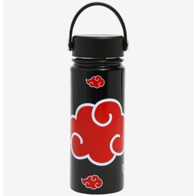 Naruto Shippuden Akatsuki Cloud Metal Water Bottle