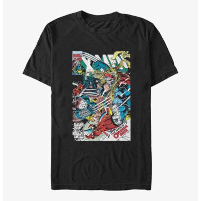 Marvel X-Men Omega Red Battle Poster Big & Tall T-Shirt