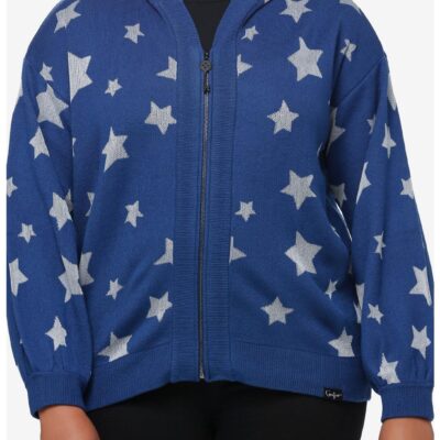 Coraline Star Glow-In-The-Dark Girls Hooded Cardigan Plus Size