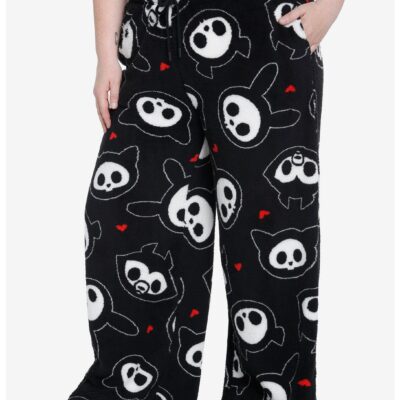 Skelanimals Character Plush Pajama Pants Plus Size