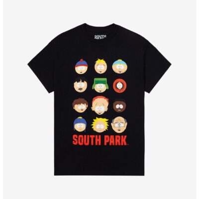 South Park Faces Grid T-Shirt