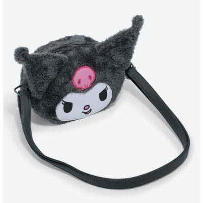 Loungefly Kuromi Figural Plush Crossbody Bag