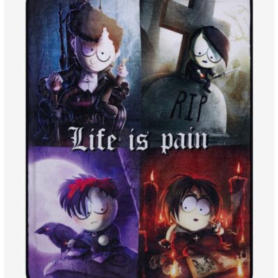 South Park Life Is Pain Throw Blanket