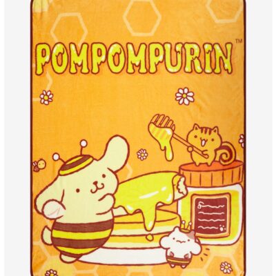 Pompompurin Honey Throw Blanket