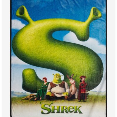 Shrek Film Poster Throw Blanket