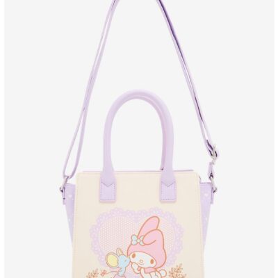 Loungefly My Melody & Flat Lavender Satchel Bag