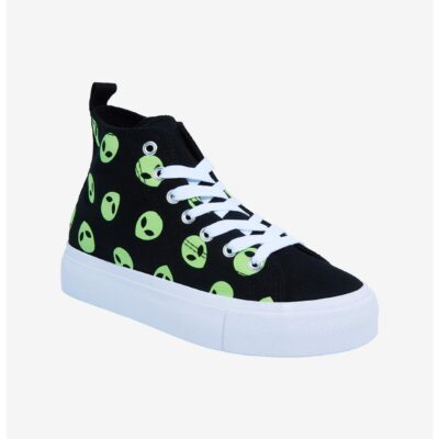 Alien Hi-Top Platform Sneakers