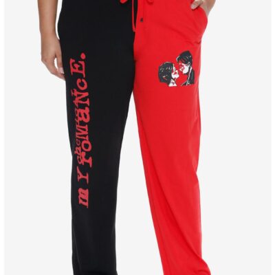 My Chemical Romance Three Cheers For Sweet Revenge Split Girls Pajama Pants Plus Size