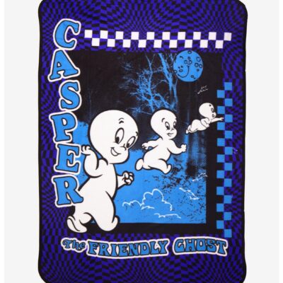 Casper The Friendly Ghost Forest Throw Blanket