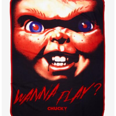 Child’s Play Chucky Wanna Play Throw Blanket