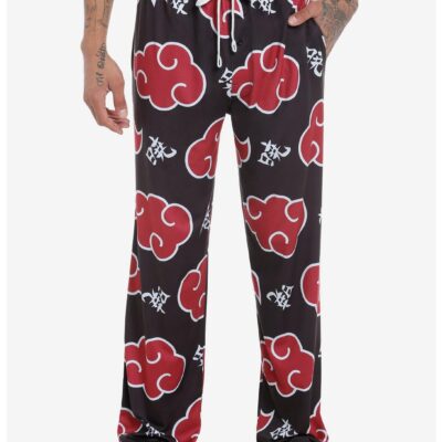 Naruto Shippuden Akatsuki Clouds Pajama Pants