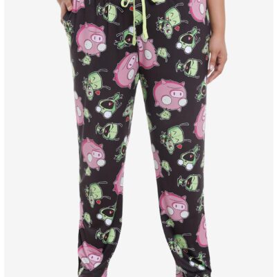 Invader Zim Characters Girls Pajama Pants Plus Size