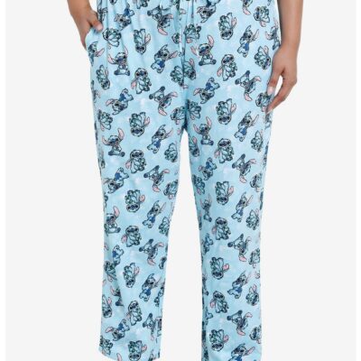 Disney Stitch & Frog Pajama Pants Plus Size