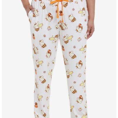 Pompompurin Honeybee Pastries Girls Pajama Pants Plus Size