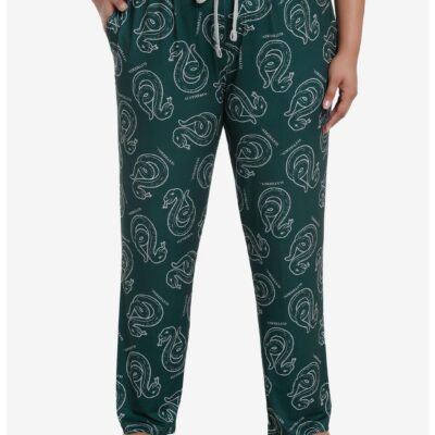 Harry Potter Slytherin Mascot Girls Pajama Pants Plus Size