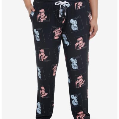 Neon Genesis Evangelion Rei & Asuka Pajama Pants Plus Size